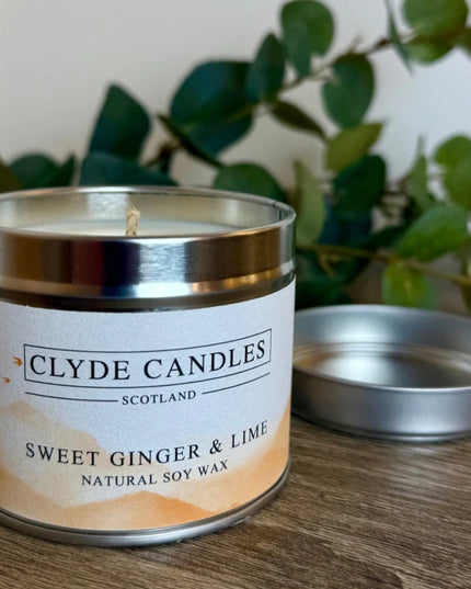 Sweet Ginger & Lime Tin Candle