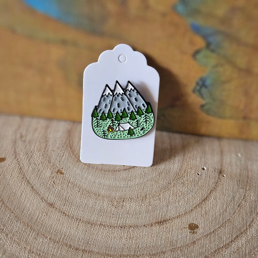 Camping * Enamel Metal Pin