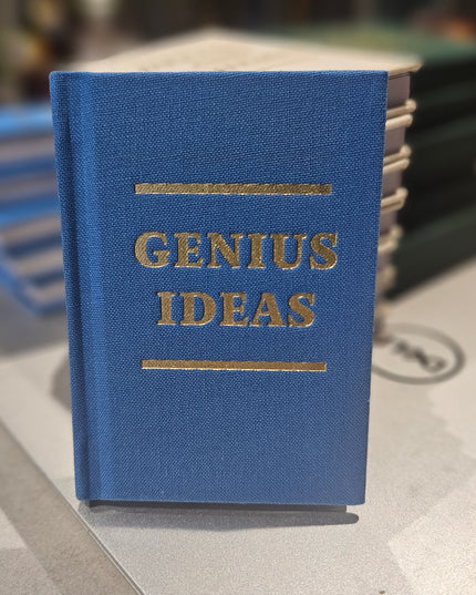 Genius Ideas Fabric Hardback Notebook (A7)