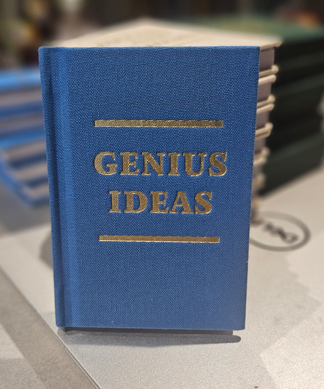 Genius Ideas Fabric Hardback Notebook (A7)