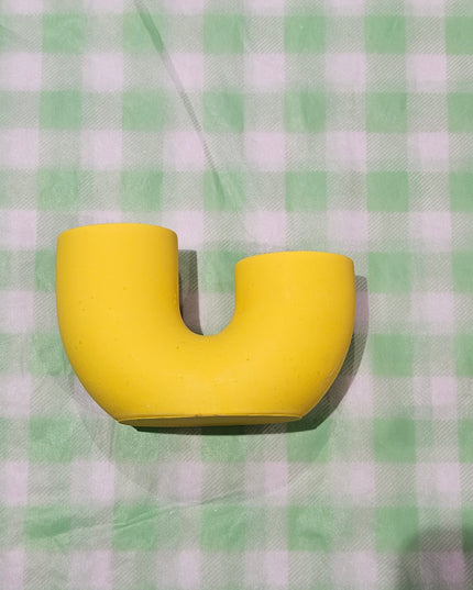 U Candle Holder * Yellow / Candles