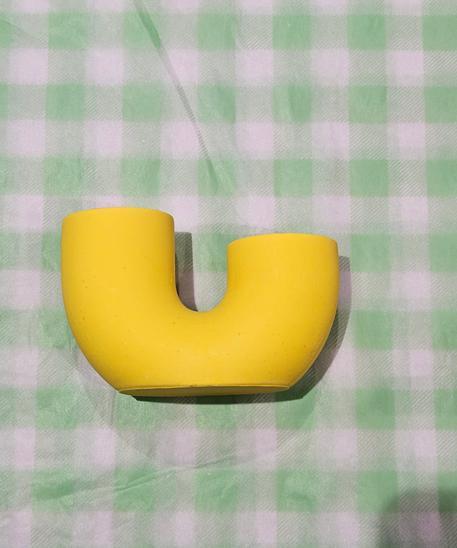 U Candle Holder * Yellow / Candles