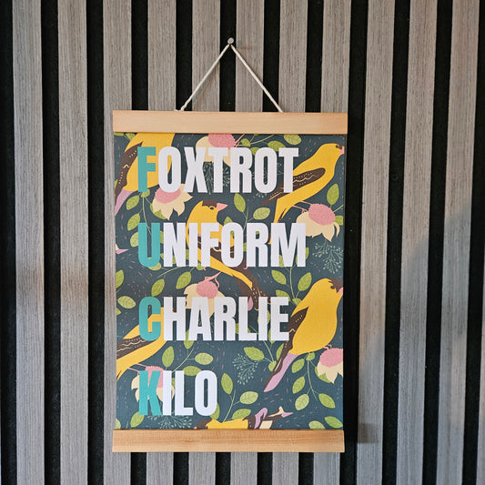 Phonetic Floral Prints - F**K
