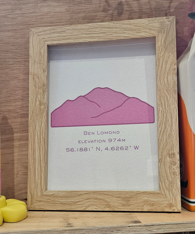 Ben Lomond Print A5