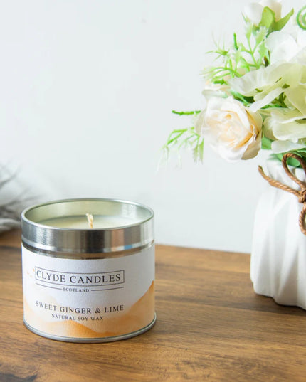 Sweet Ginger & Lime Tin Candle