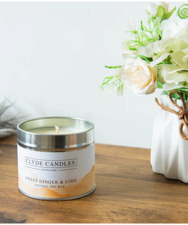 Sweet Ginger & Lime Tin Candle