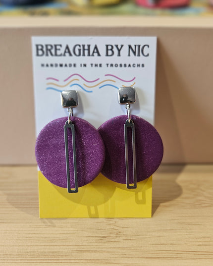 Breagha Elemental Earrings Purple
