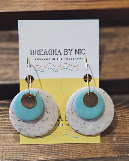 Earrings * Colour Pop Hoops - Bold Turquoise