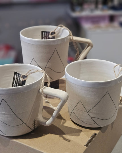 Ceramic Handcrafted Mountain Mug