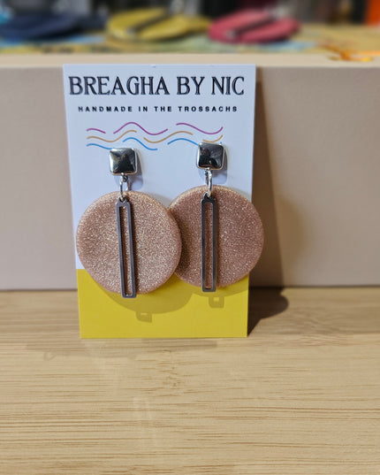 Breagha Elemental Earrings Rose Gold