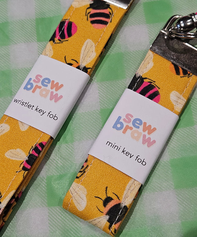 Handmade Keyfob * Bees