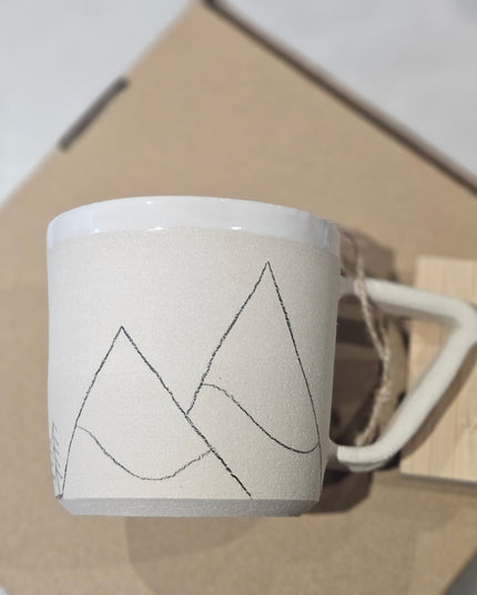 Ceramic Handcrafted Mountain Mug