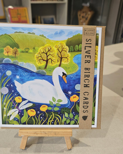 Swan Greetings Card