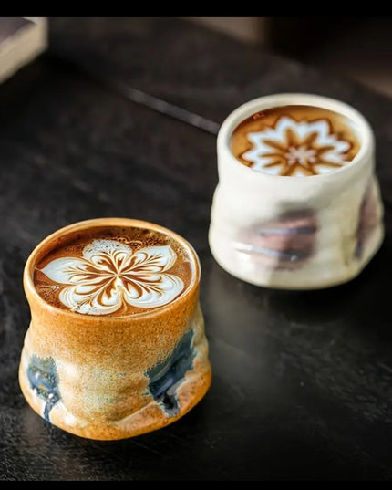 Ceramic Coffee Cup / Handlesss & Irregular