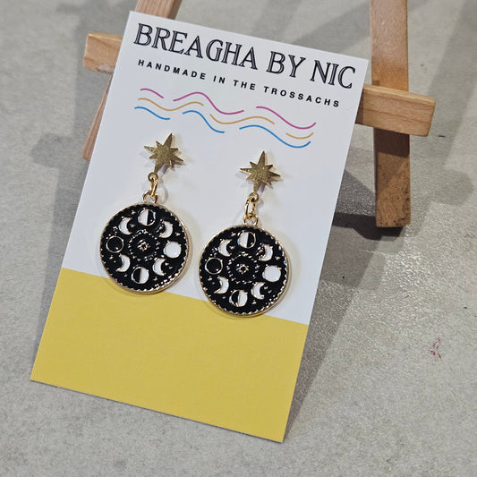 Moon Phase Earrings