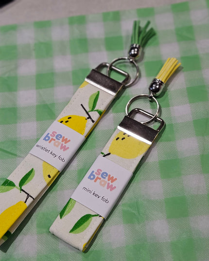 Handmade Keyfob * Lemons