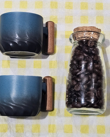 Espresso Cup Gift Set * Black/Blue