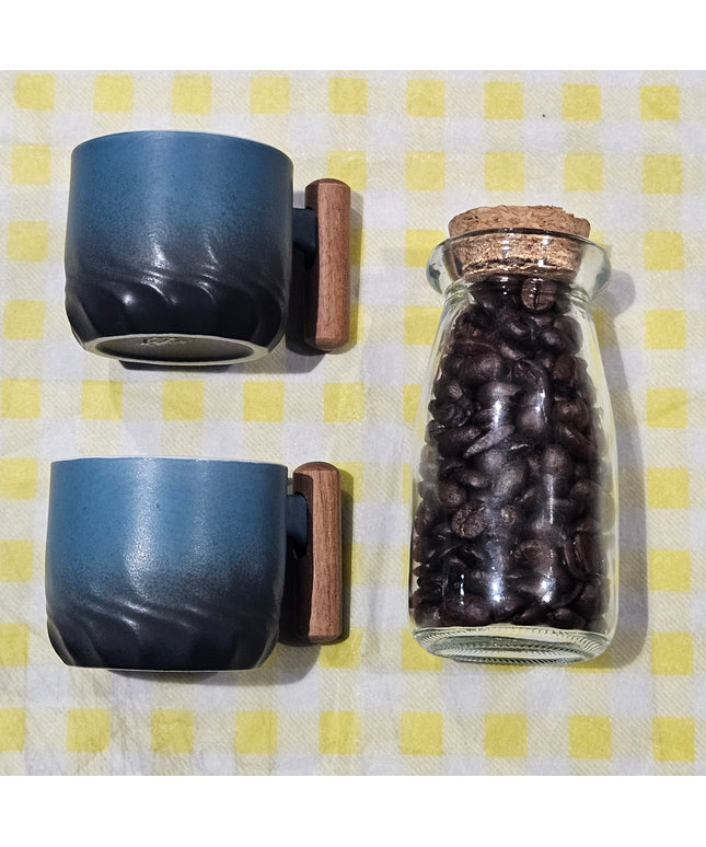Espresso Cup Gift Set * Black/Blue