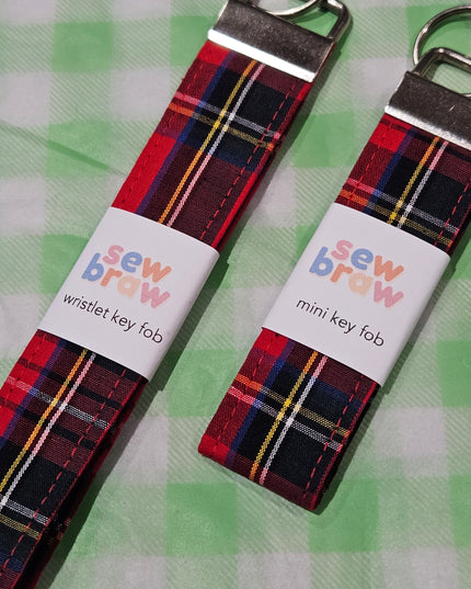 Handmade Keyfob * Royal Stewart