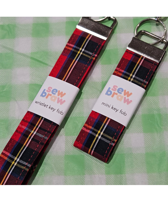 Handmade Keyfob * Royal Stewart