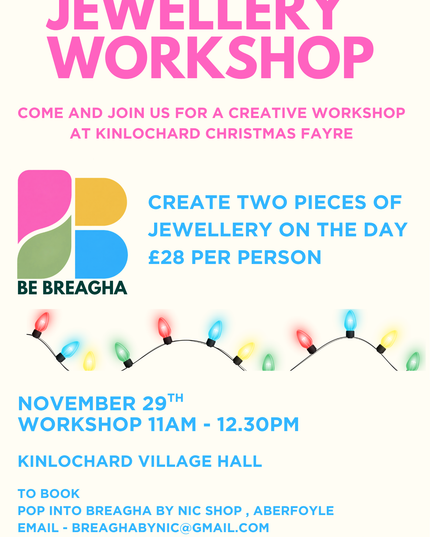 Jewellery Workshop - 29th November 2026